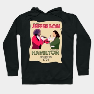 Jefferson VS Hamilton. Epic Rap Battles Hoodie